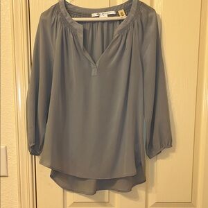 Max Studio light blue blouse